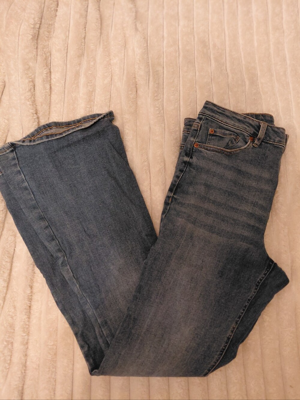 Garage Blue Denim Flare Jeans